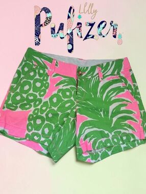 *1293 Lully Pulitzer the callahan Short tropical women size 0 never used